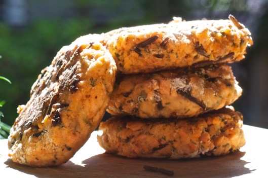 Pan-Fried Salmon Cakes with Dill-Mustard Sauce - A Pat & A Pinch