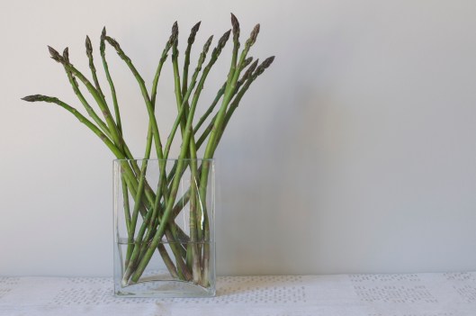 Smoke Infused Potato Salad with Chorizo and Asparagus - A Pat & A Pinch