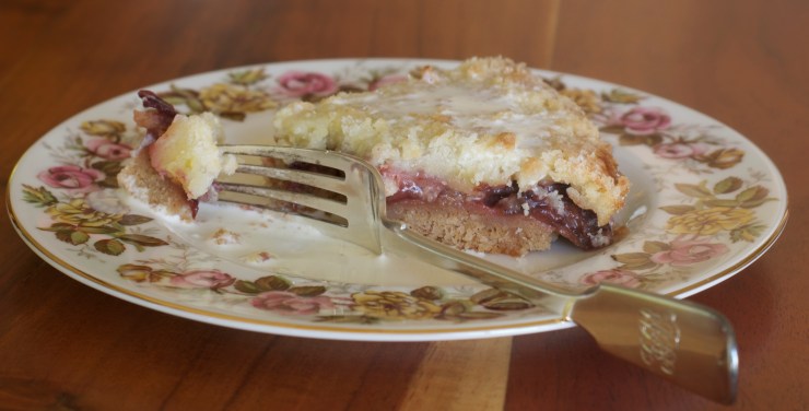 Bottom Crust Plum Crumble - A Pat & A Pinch