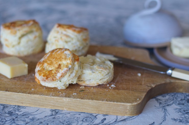 Herbed Gruyere and Buttermilk Scones - A Pat & A Pinch