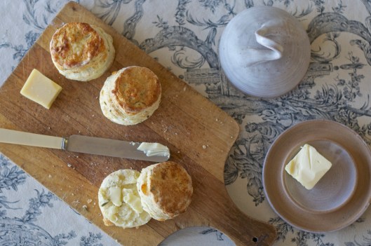 Herbed Gruyere and Buttermilk Scones - A Pat & A Pinch