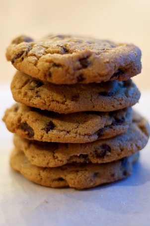 Sea Salted Chocolate Chip Cookies - A Pat & A Pinch
