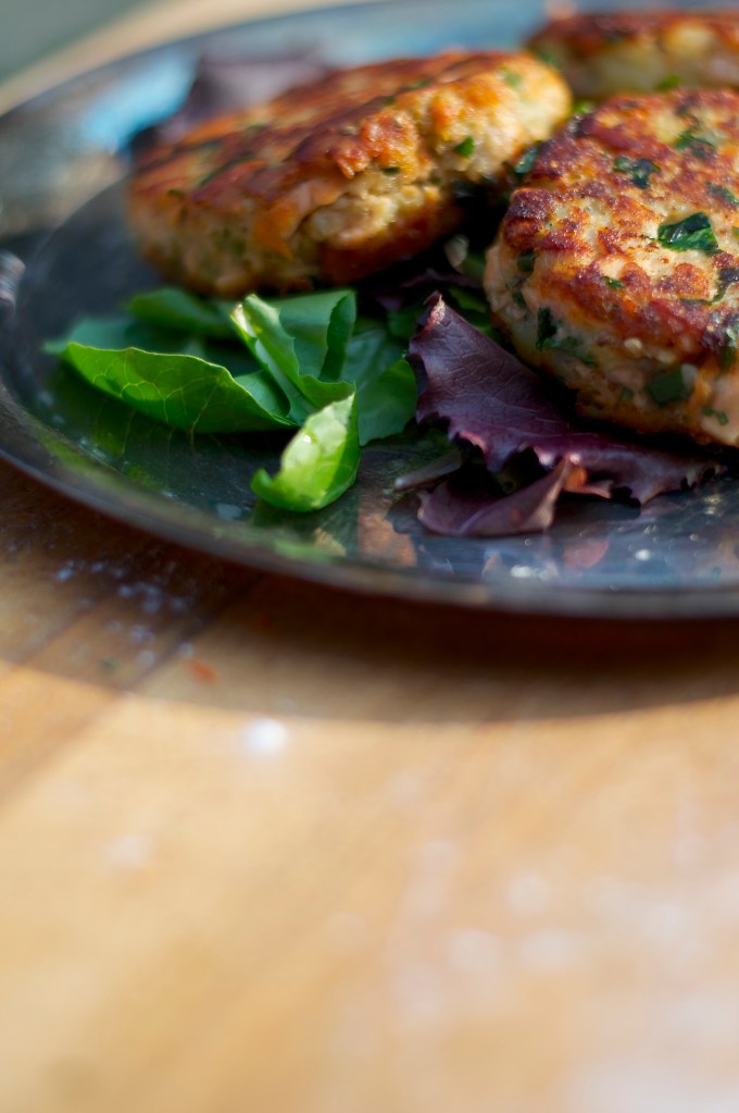 Indian Spiced Salmon Cakes - A Pat & A Pinch